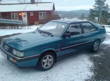 Audi Coupe Quattro i snø